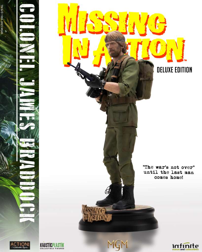 INFINTE STATUE MISSING IN ACTION COLONEL JAMES BRADDOCK 1/6 ACTION FIGURE DELUXE EDITION
