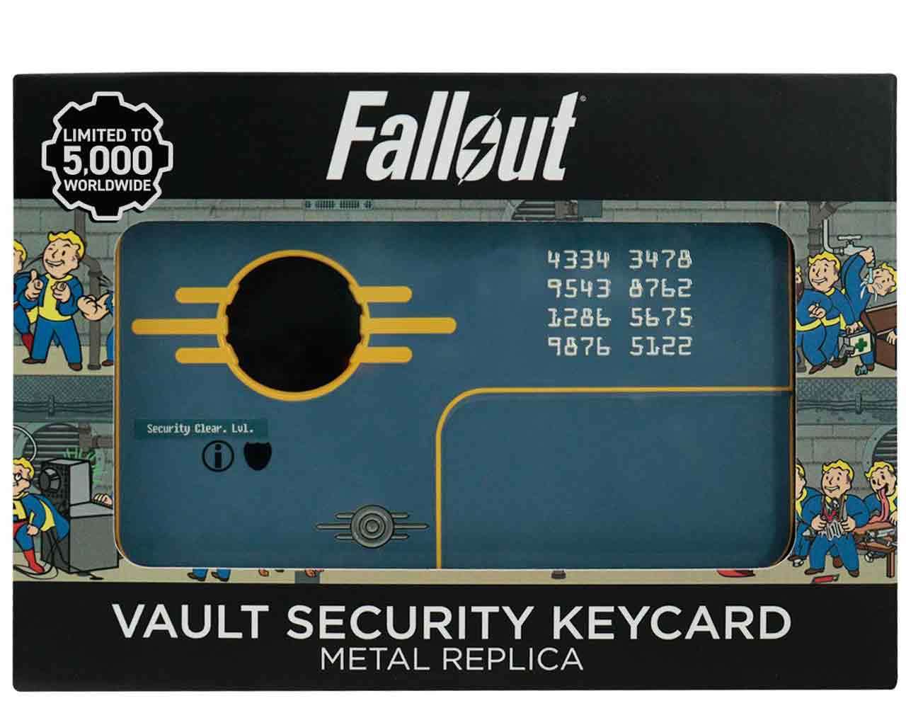 FANATTIK FALLOUT VAULT SECURITY KEYCARD REPLICA