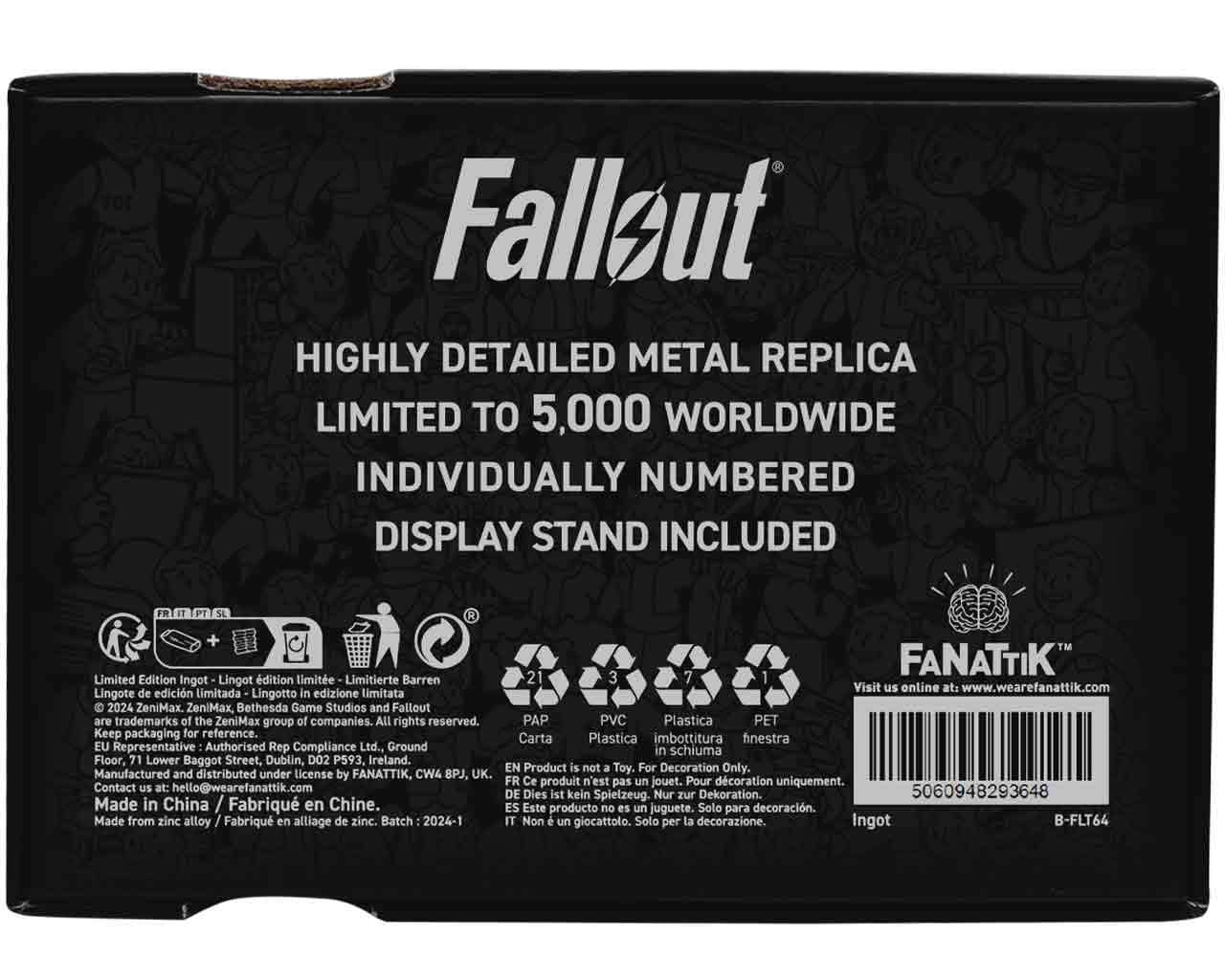 FANATTIK FALLOUT VAULT SECURITY KEYCARD REPLICA