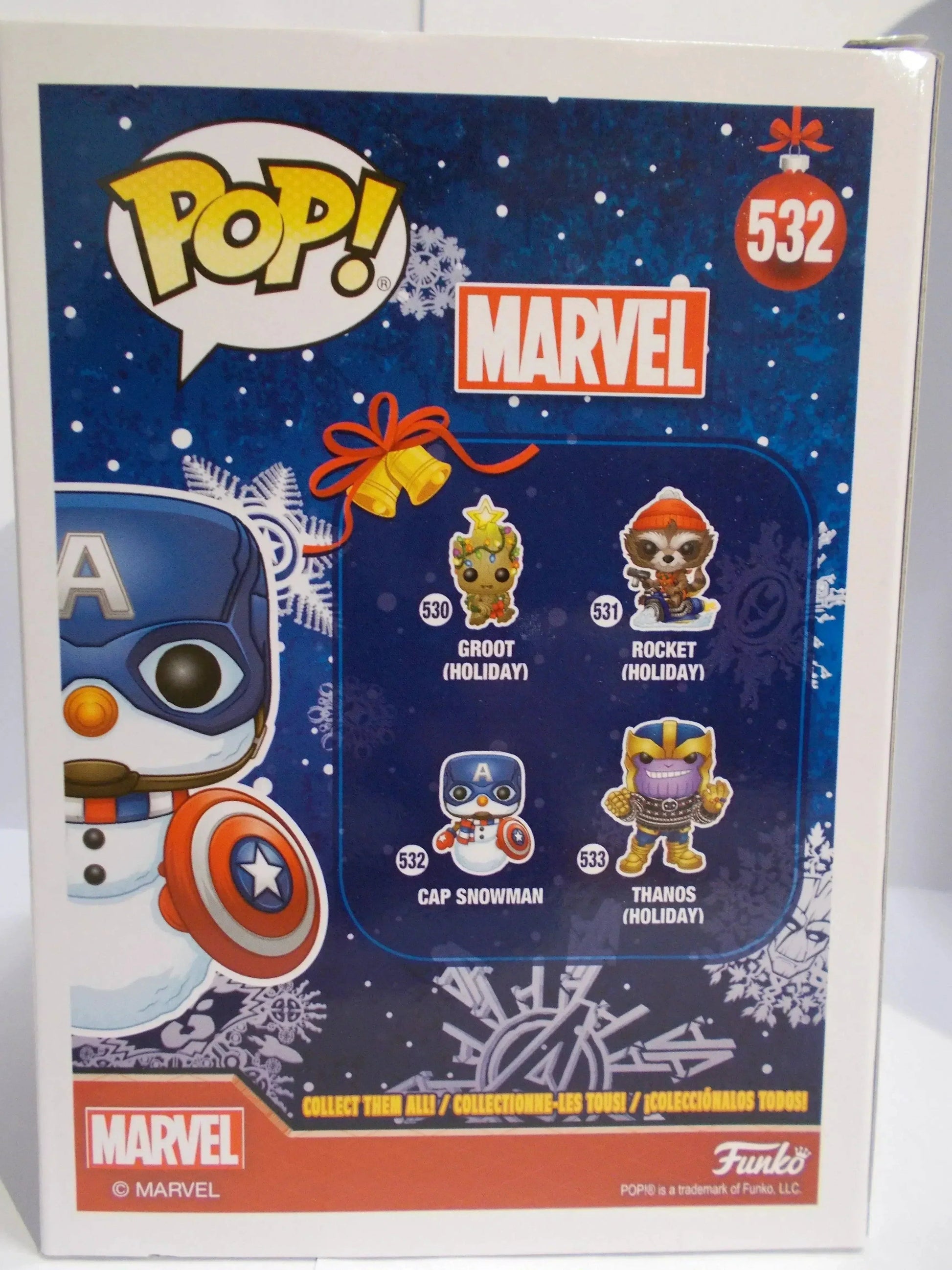 CAP SNOWMAN (AVENGERS) FUNKO POP MARVEL Sistemahobby