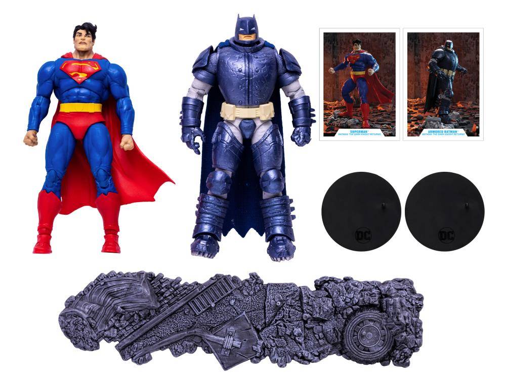 DC DARK KNIGHT SUPERMAN VS BATMAN MCFARLANE TOYS