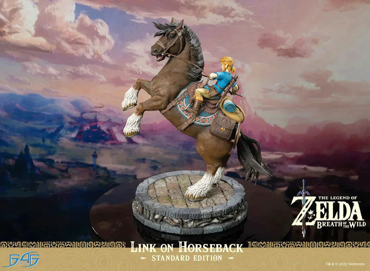 FIRST 4 FIGURES LEGEND OF ZELDA LINK ON HORSEBACK STATUA FIRST4FIGURES