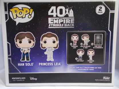 HAN SOLO & PRINCIPESSA LEIA 2 PACK ( STAR WARS ) FUNKO POP Sistemahobby