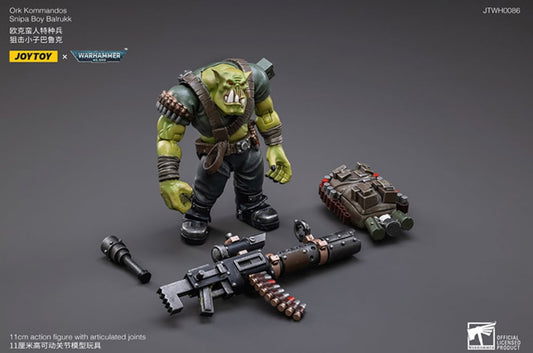 JOY TOY WARHAMMER 40K ORK KOMMANDOS SNIPA BOY BALRUKK JOY TOY