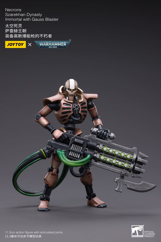 JOY TOY WH40K NECRONS IMMORTAL WITH GAUSS BLASTER JOY TOY