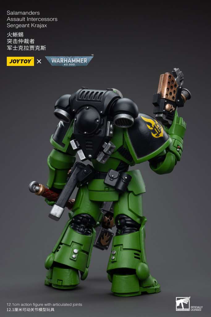 JOY TOY WH40K SALAMANDERS INTERCESSORS SERGEANT KRAJAX JOY TOY