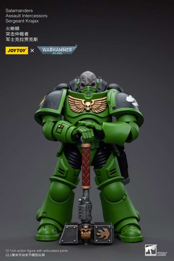 JOY TOY WH40K SALAMANDERS INTERCESSORS SERGEANT KRAJAX JOY TOY