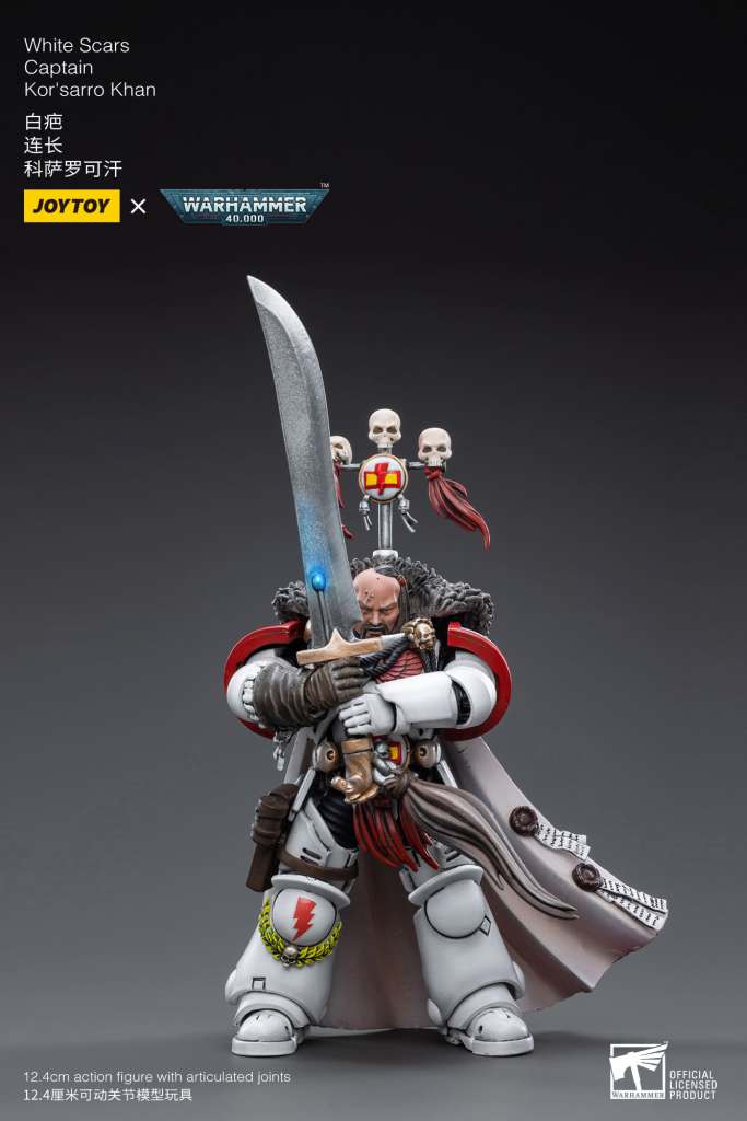 JOY TOY WH40K WHITE SCARS CAPTAIN KOR'SARRO KHAN JOY TOY