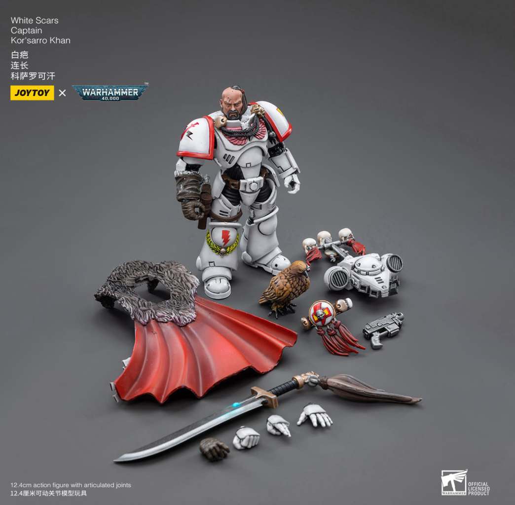 JOY TOY WH40K WHITE SCARS CAPTAIN KOR'SARRO KHAN JOY TOY