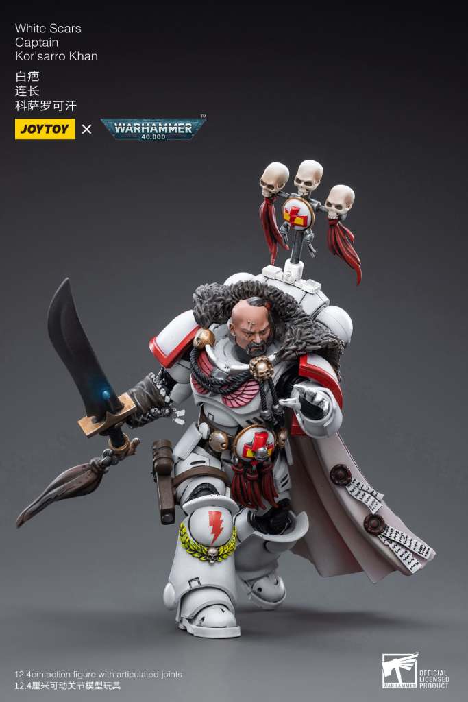 JOY TOY WH40K WHITE SCARS CAPTAIN KOR'SARRO KHAN JOY TOY