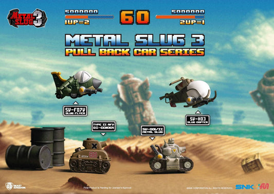 METAL SLUG 3 PULLBACK CAR SET Sistemahobby