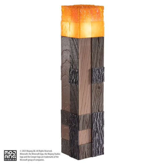 NOBLE COLLECTIONS MINECRAFT ILLUMINATING TORCH NOBLE COLLECTIONS