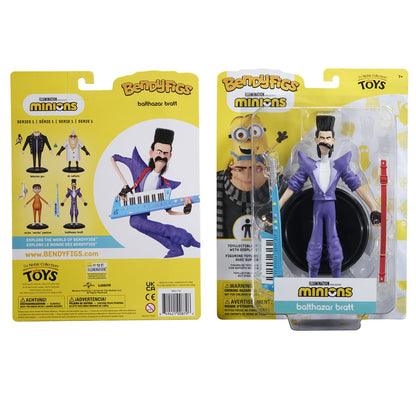 NOBLE COLLECTIONS MINIONS BALTHAZAR BRATT BENDYFIG NOBLE COLLECTIONS