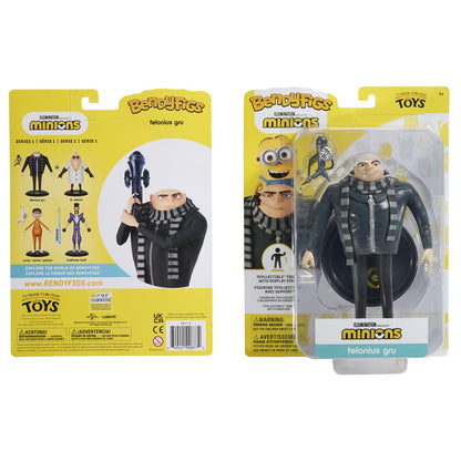 NOBLE COLLECTIONS MINIONS FELONIUS GRU BENDYFIG NOBLE COLLECTIONS