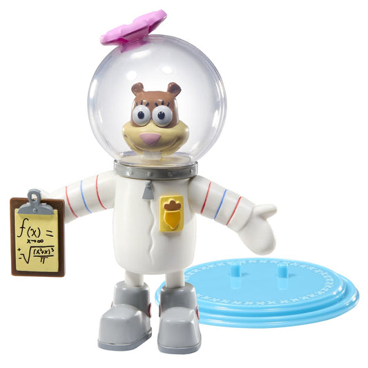 NOBLE COLLECTIONS SPONGEBOB SANDY CHEEKS BENDYFIG NOBLE COLLECTIONS