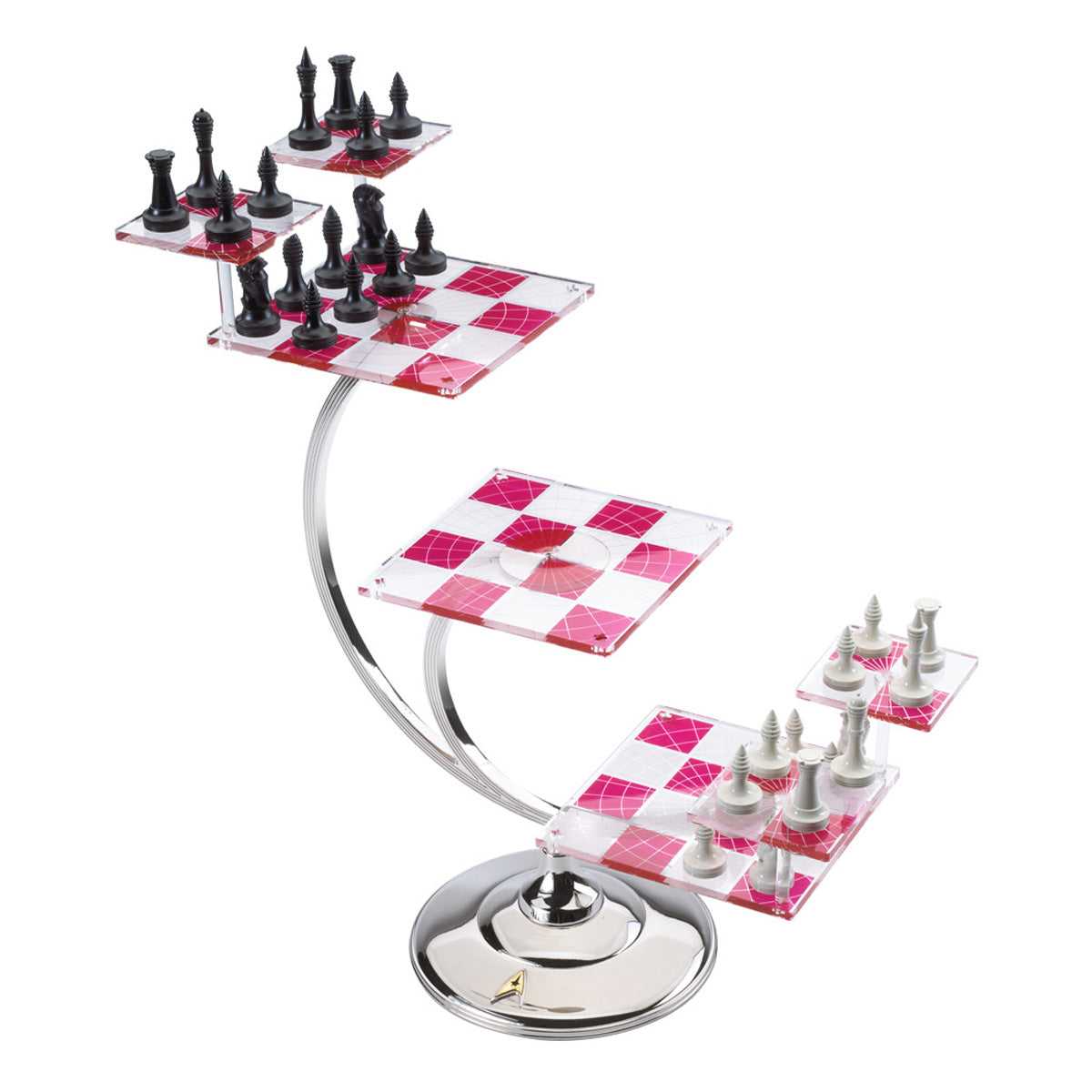 NOBLE COLLECTIONS STAR TREK TRI-DIMENSIONAL CHESS SET NOBLE COLLECTIONS
