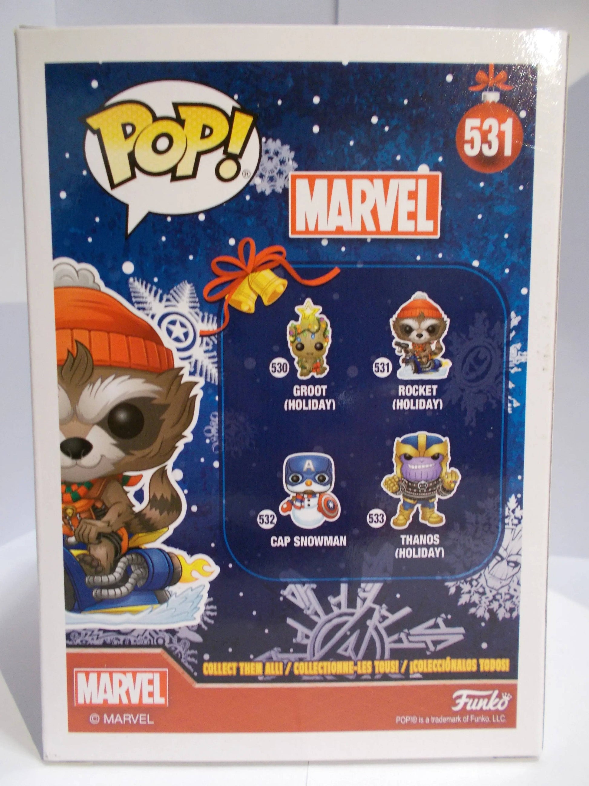 ROCKET HOLIDAY (AVENGERS) FUNKO POP MARVEL Sistemahobby