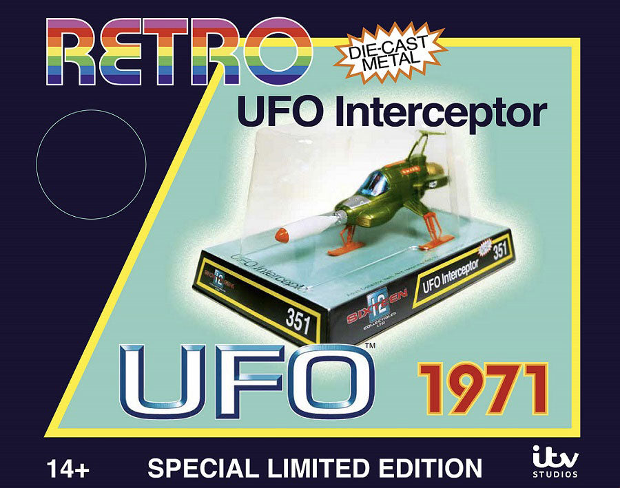 SIXTEEN 12 RETRO UFO INTERCEPTOR DIECAST SIXTEEN 12