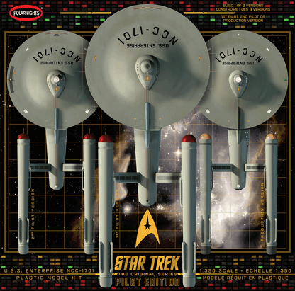 STAR TREK USS ENTERPRISE PILOT EDITION POLAR LIGHT