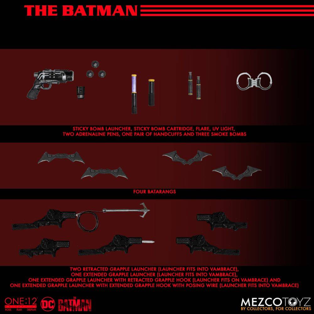 THE BATMAN ONE12 COLLECTIVE MEZCO TOYS