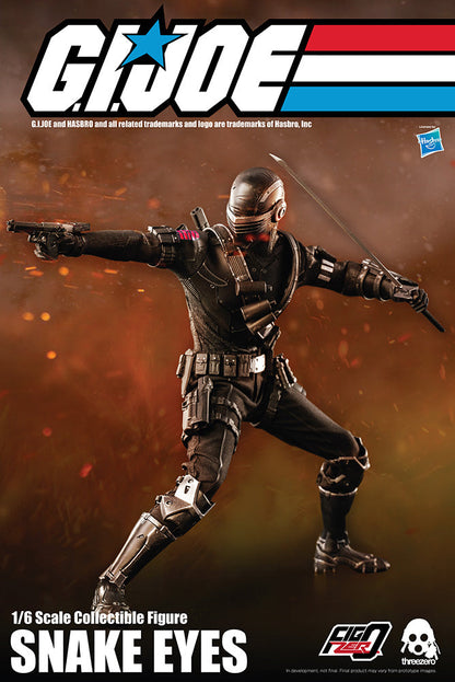 THREEZERO GI JOE SNAKE EYES ACTION FIGURE THREEZERO